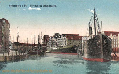 Königsberg, Hafenpartie (Hundegatt)