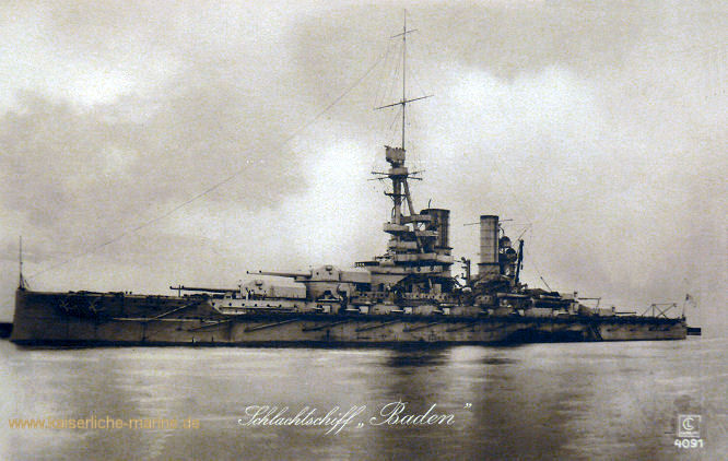 S.M.S. Baden, Linienschiff