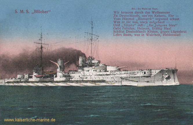 S.M.S. Blücher, Großer Kreuzer