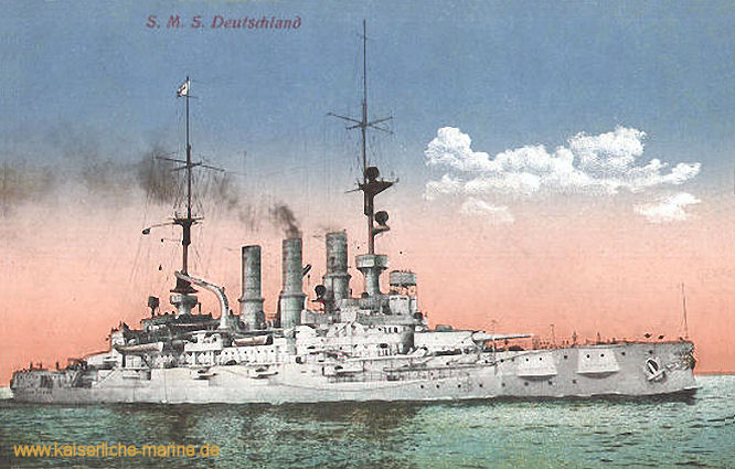 S.M.S. Deutschland, Linienschiff