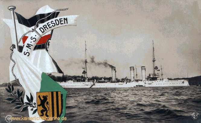 S.M.S. Dresden, Kleiner Kreuzer 1907