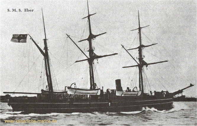 S.M.S. Eber, Kanonenboot 1887