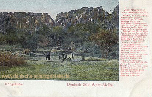 Deutsch-Südwestafrika, Kriegsbilder - Am Waterberg