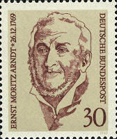 Ernst Moritz Arndt, Bundespost 1969