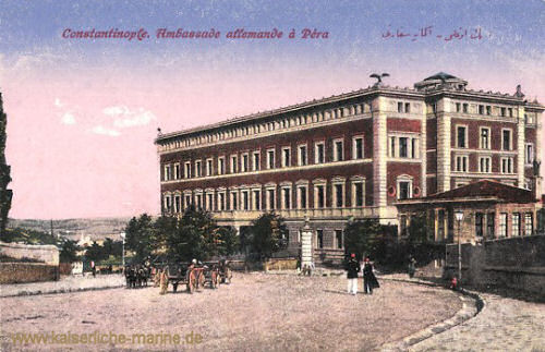 Constantinople, Ambassade allemande a Pera