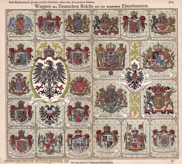 Wappen des Deutschen Reichs und der deutschen Einzelstaaten