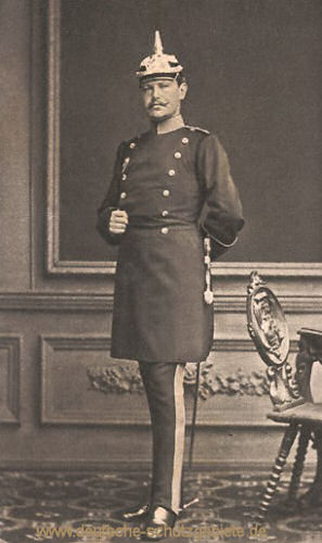Hindenburg als Hauptmann im Generalstab Stettin 1878