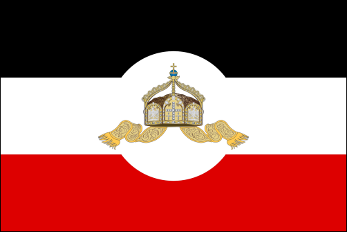 Reichsflagge der übrigen Verwaltungszweige (bis 1918)