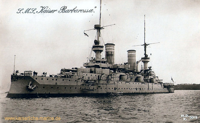 S.M.S. Kaiser Barbarossa, Linienschiff