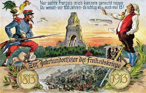 Völkerschlachtdenkmal, Zur Jahrhundertfeier der Freiheitskriege 1813 - 1913