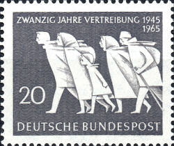 Zwanzig Jahre Vertreibung, Deutsche Bundespost 1965