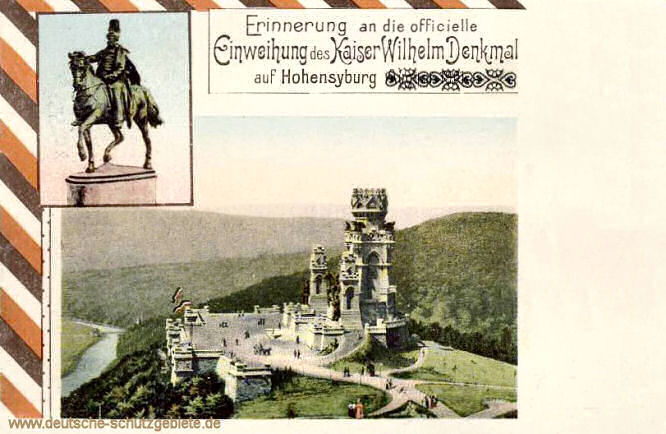 Hohensyburg, Kaiser-Wilhelm-Denkmal, Einweihung 1902