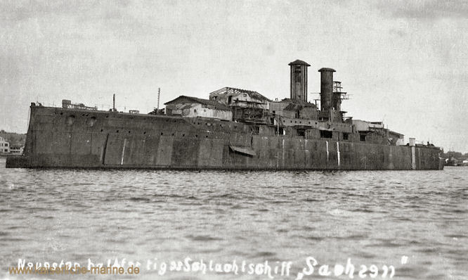 S.M.S. Sachsen, Linienschiff