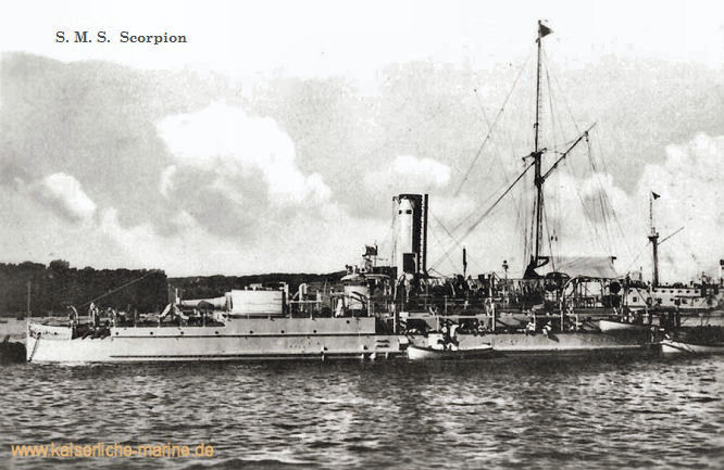 S.M.S. Scorpion, Panzerkanonenboot