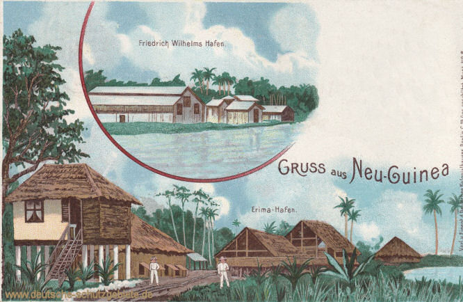 Deutsch-Neuguinea, Friedrich Wilhelms Hafen, Erima-Hafen
