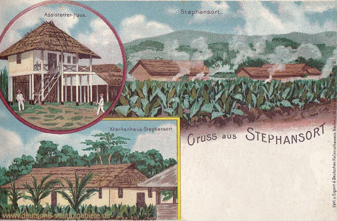 Deutsch-Neuguinea, Stephansort, Assistenten-Haus, Krankenhaus Stephansort