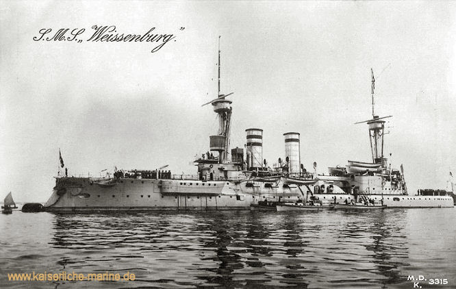 S.M.S. Weissenburg, Linienschiff