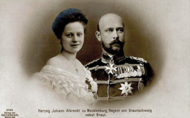Herzog Johann Albrecht zu Mecklenburg, Regent von Braunschweig nebst Braut