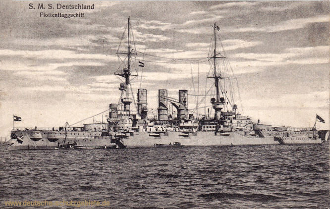 S.M.S. Deutschland, Flottenflaggschiff