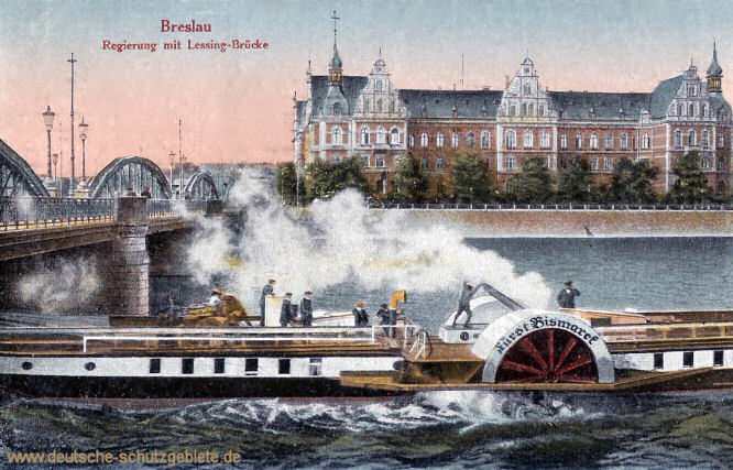 Breslau, Regierung mit Lessing-Brücke