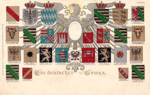 Bundesstaaten Deutsches Reich, Wappen