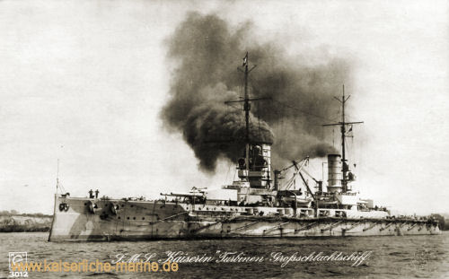 S.M.S. Kaiserin, Turbinen Großschlachtschiff