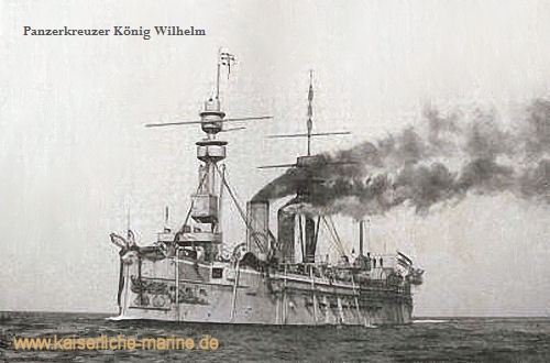 S.M.S. König Wilhelm, umgebaut zum Panzerkreuzer I. Klasse