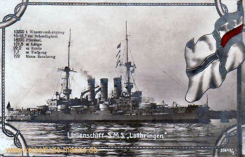 S.M.S. Lothringen, Linienschiff