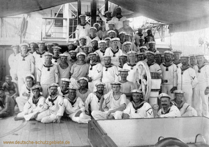 S.M.S. Möwe, Mannschaft 1896
