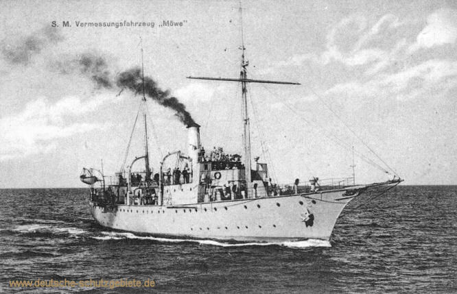 S.M.S. Möwe, Vermessungsschiff