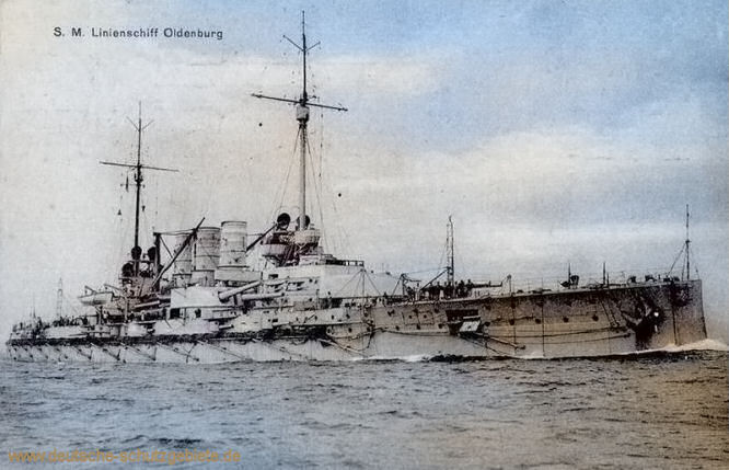 S.M.S. Oldenburg, Linienschiff