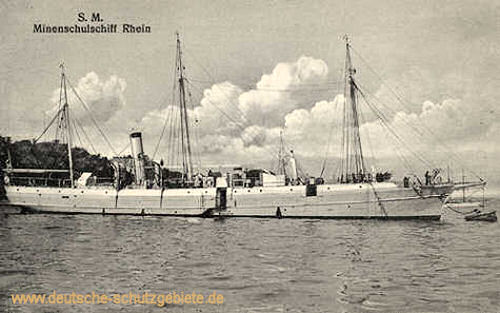 S.M.S. Rhein, Minenschulschiff
