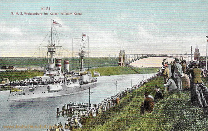 S.M.S. Weissenburg im Kaiser Wilhelm-Kanal
