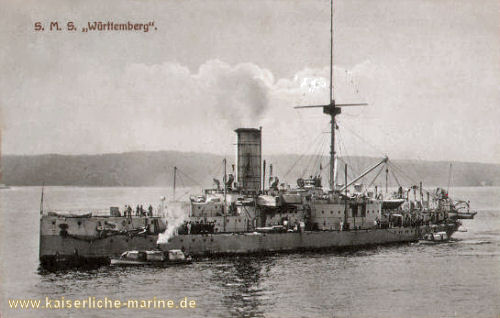 S.M.S. Württemberg, Panzerkorvette