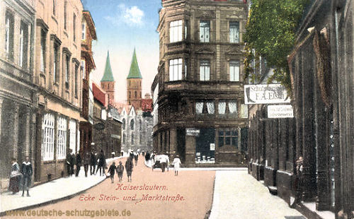 Kaiserslautern, Ecke Stein- und Marktstraße