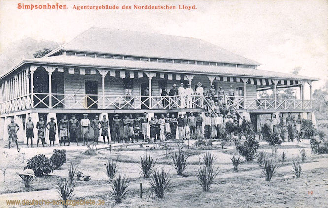 Simpsonhafen, Agenturgebäude des Norddeutschen Lloyd