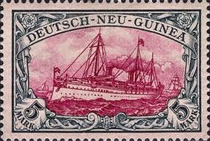 Deutsch-Neu-Guinea Nr. 19, 5 Mark