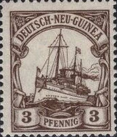 Deutsch-Neu-Guinea Nr. 24, 3 Pfennig