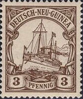 Deutsch-Neu-Guinea Nr. 7, 3 Pfennig