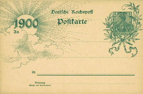 Deutsche Reichspost 1900