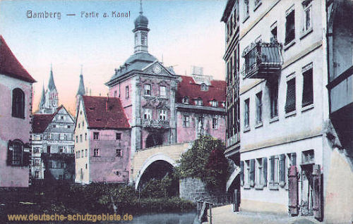 Bamberg, Partie am Kanal