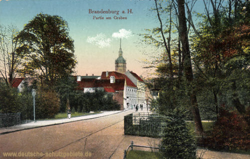 Brandenburg a. H., Partie am Graben