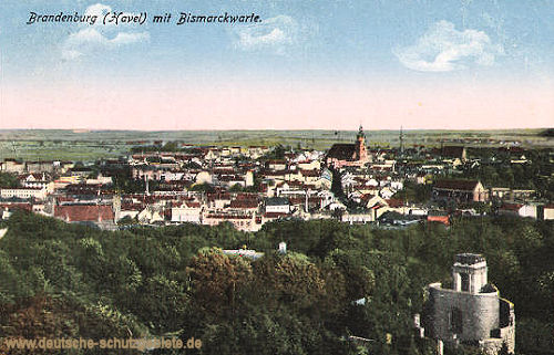 Brandenburg a. H. mit Bismarckwarte