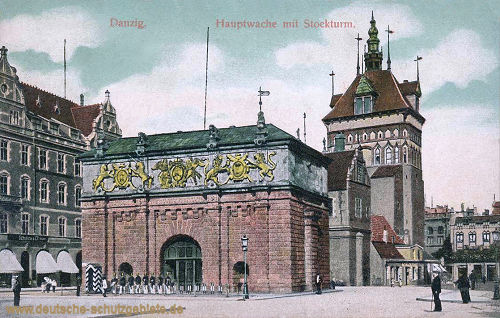 Danzig, Hauptwache mit Stockturm