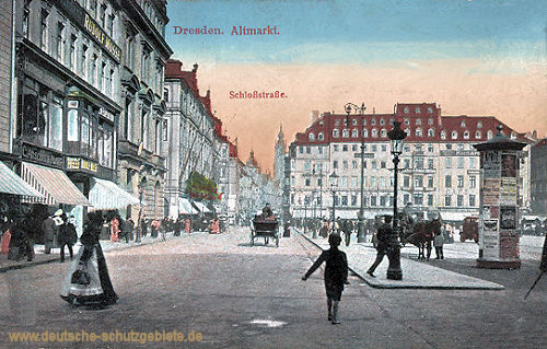 Dresden, Altmarkt, Schloßstraße