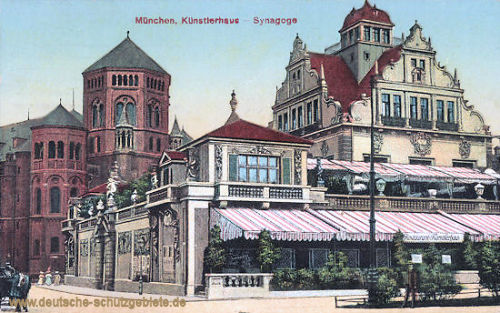 München, Künstlerhaus und Synagoge