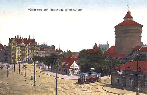 Nürnberg, Am Plärrer und Spittlertorturm