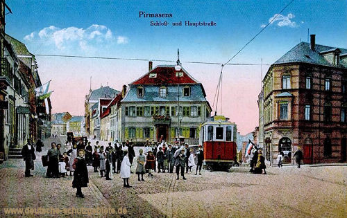Pirmasens, Schloss- und Hauptstraße