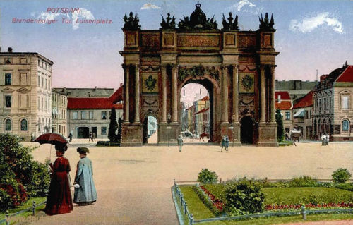 Potsdam, Brandenburger Tor, Luisenplatz