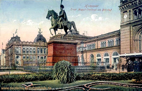 Hannover, Ernst August-Denkmal am Bahnhof